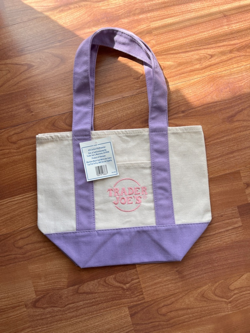 Trader Joe’s purple tote